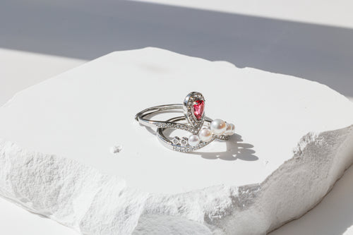 Pearl Duet Ring