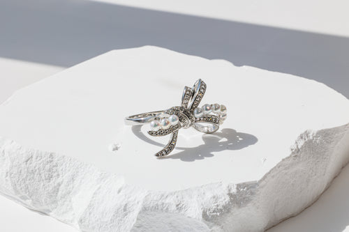 Pearl Bow Ring
