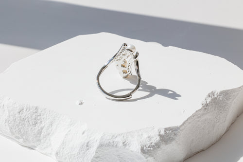 Pearl Crescendo Ring