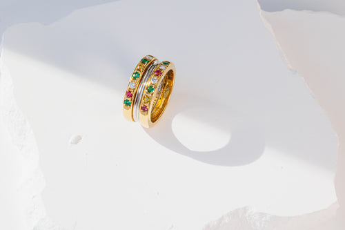 Luxe Multi-Gem Ring