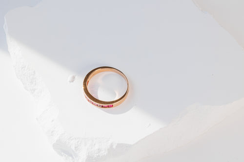 Ruby band ring