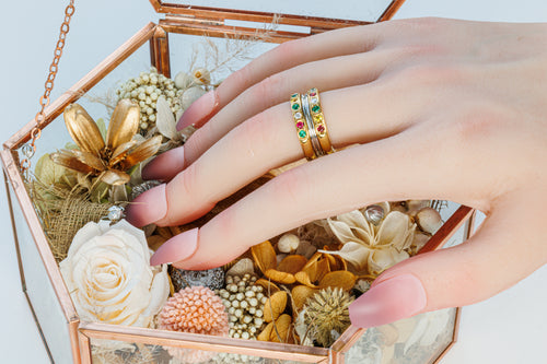 Luxe Multi-Gem Ring
