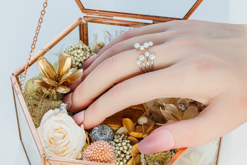 Pearl Sparklers Ring