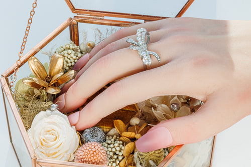 Pearl Bow Ring