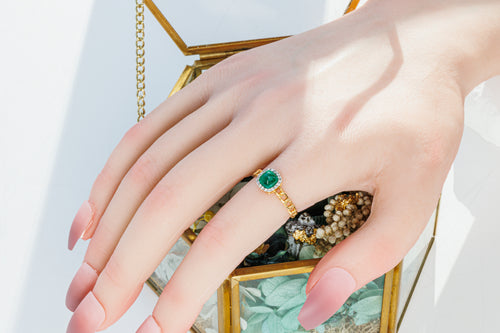 ring modeled on hand