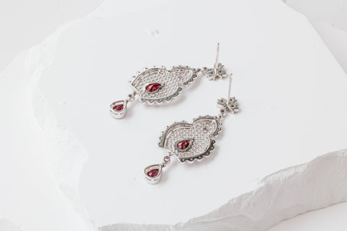 Back view of earrings