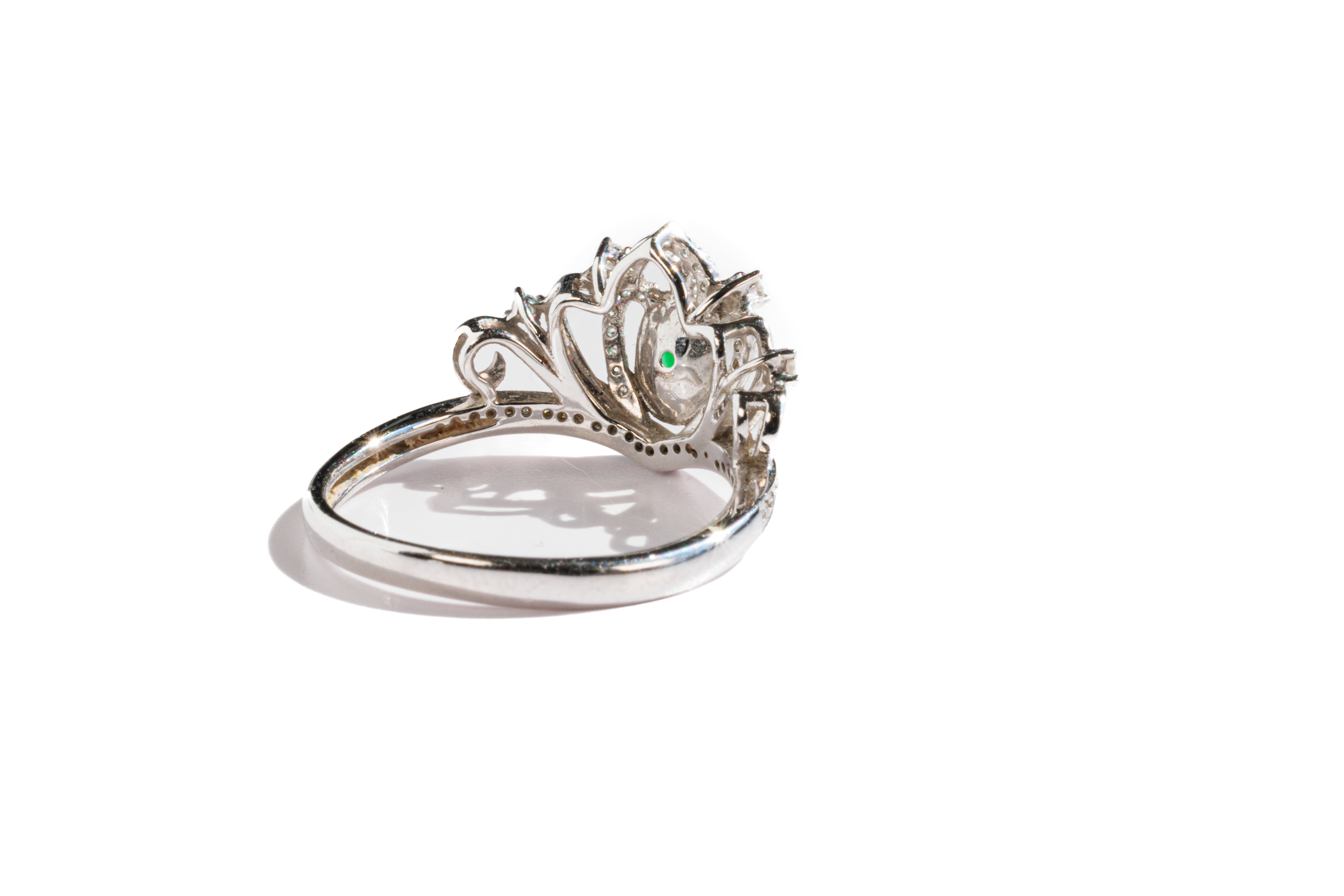 Majesty Jadeite Crown Ring – Stylles Jewelry
