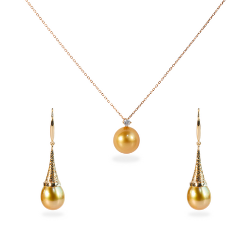 Golden South Sea Pearl Necklace