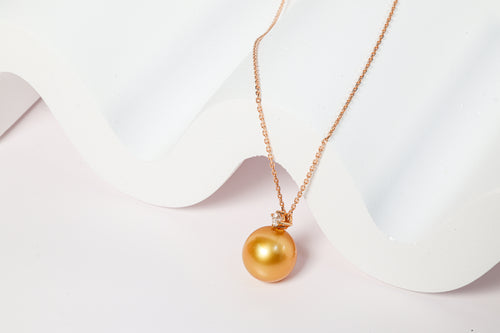 Golden South Sea Pearl Necklace