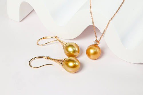 Golden South Sea Pearl Necklace