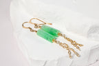 Jadeite Glow Drop Earrings