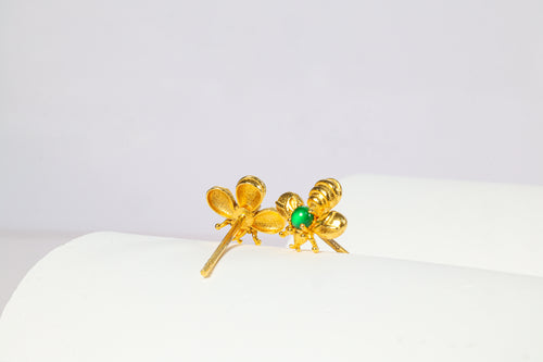 Bee your love Jadeite earrings